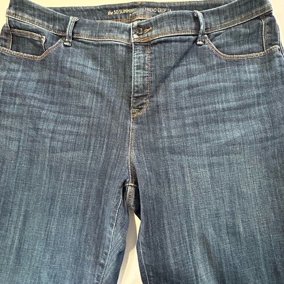 Chico the so slimming girlfriend crop Jean size 16 - Picture 7 of 15